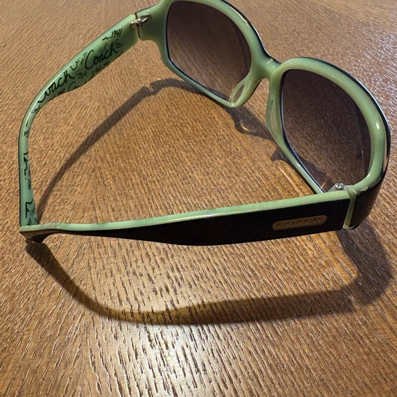 Coach Women's Sunglasses in Green and Black- Ginger S496 Black - Picture 12 of 12